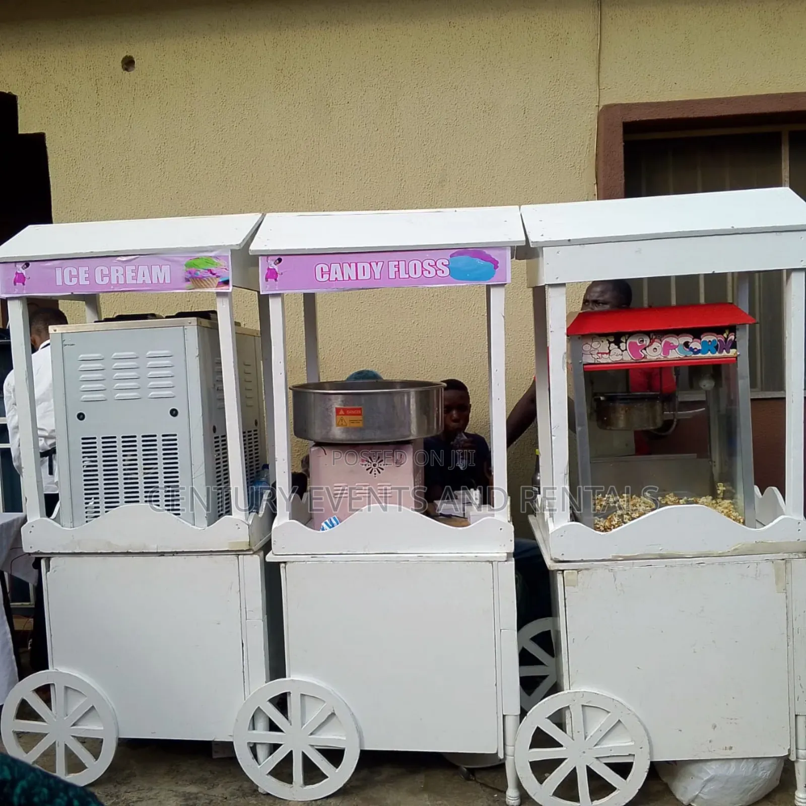 Ice Cream Pop Corn and Cotton Candy