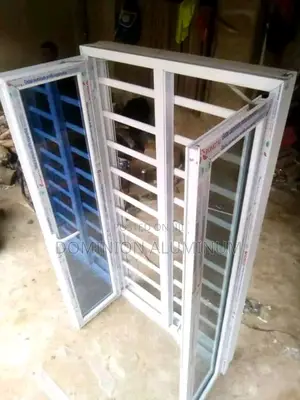 Casement Windows With Blue Glass