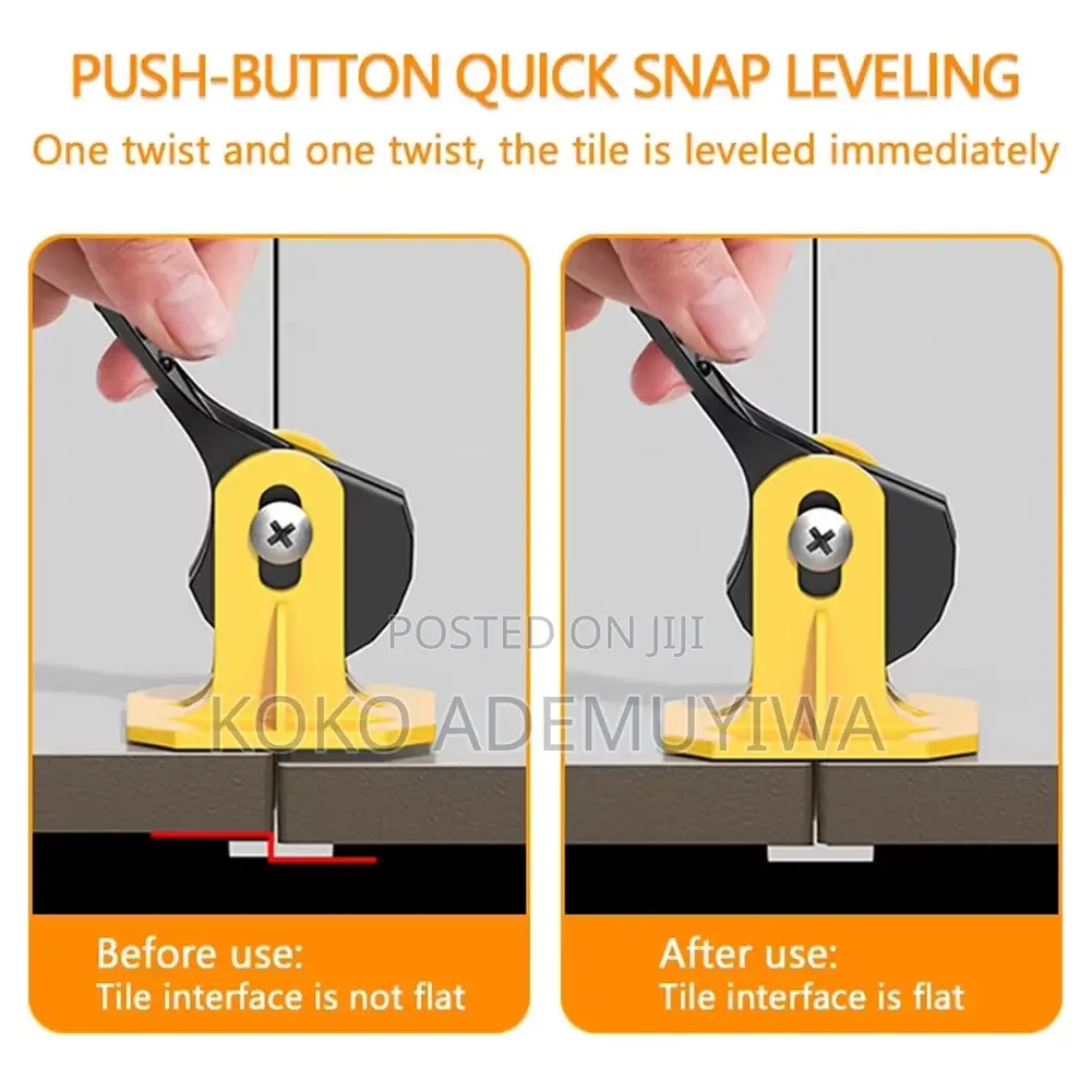 Reusable Tile Leveling System Tools
