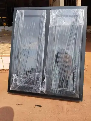 Black Casement Windows With Protector and Nets