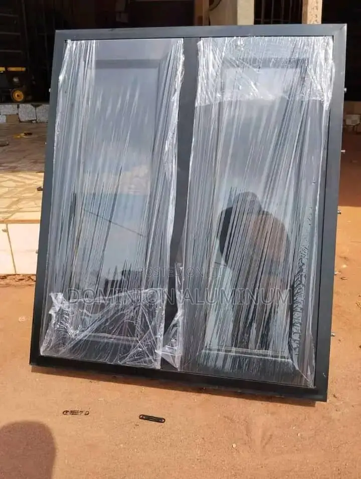 Black Casement Windows With Protector and Nets