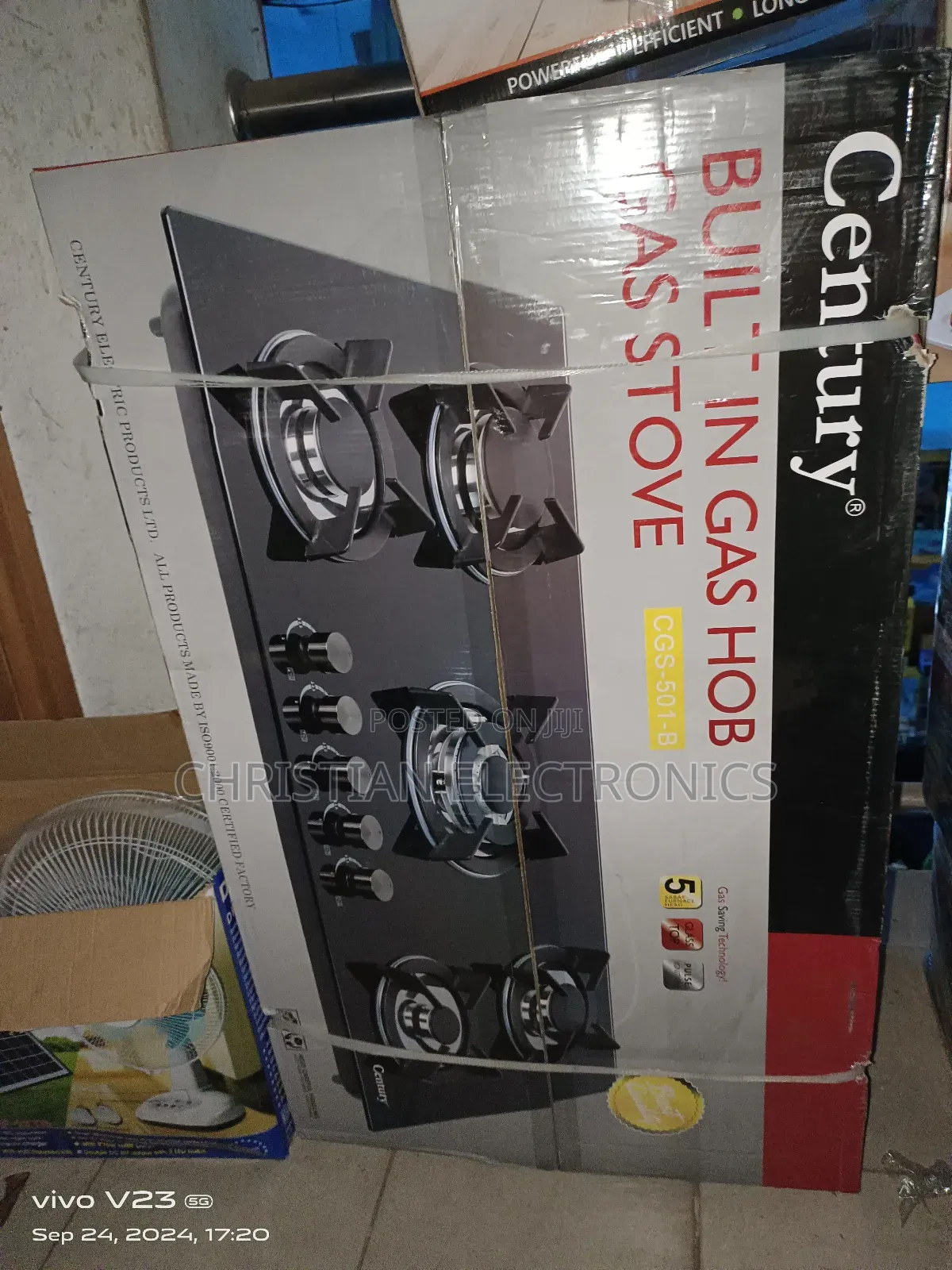 Century 5burner Inbuilt Gas Cooker