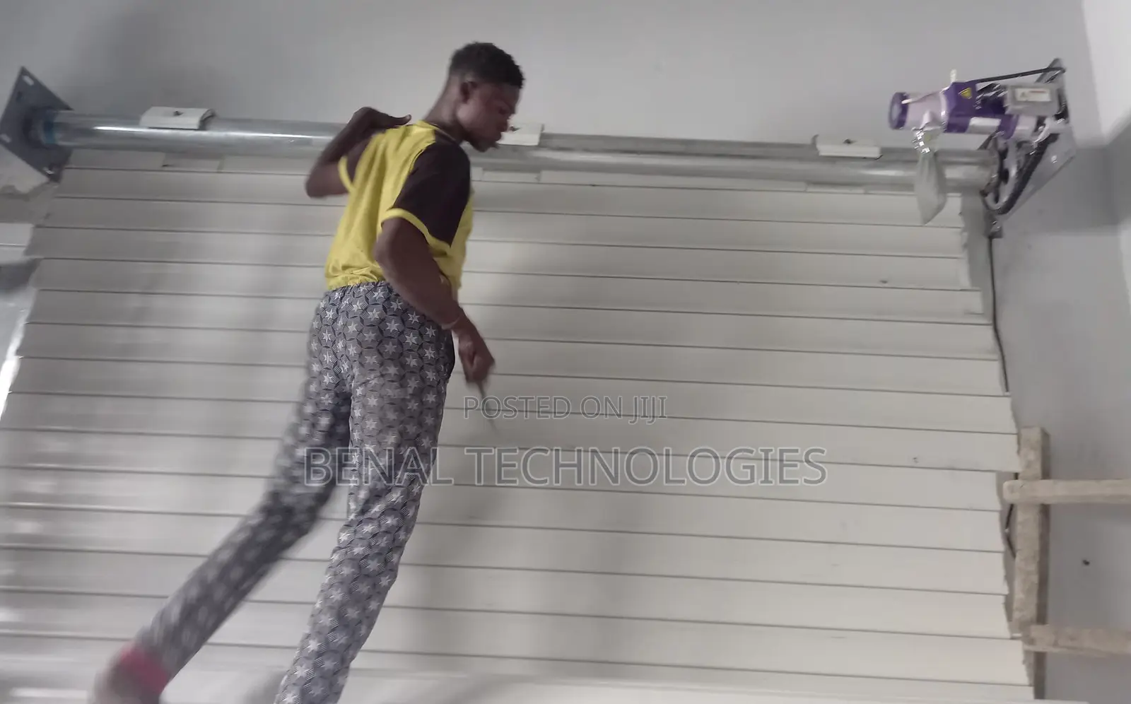 Remote-Controlled Roll-Up Garage Doors
