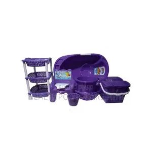 Baby Bath Set, With 3 Tier Trolley