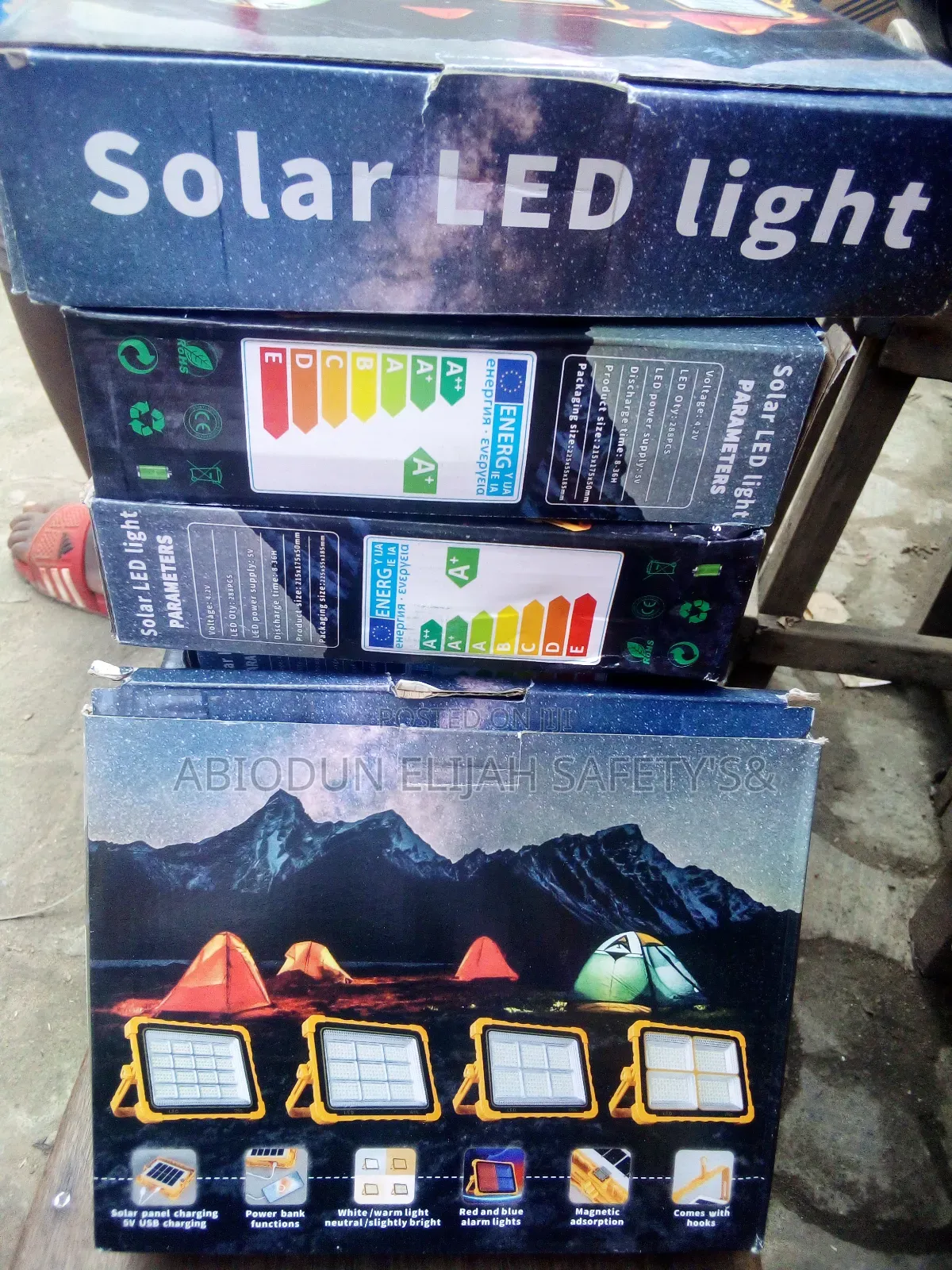 Solar Led Light Original Solar Panel USB Charging