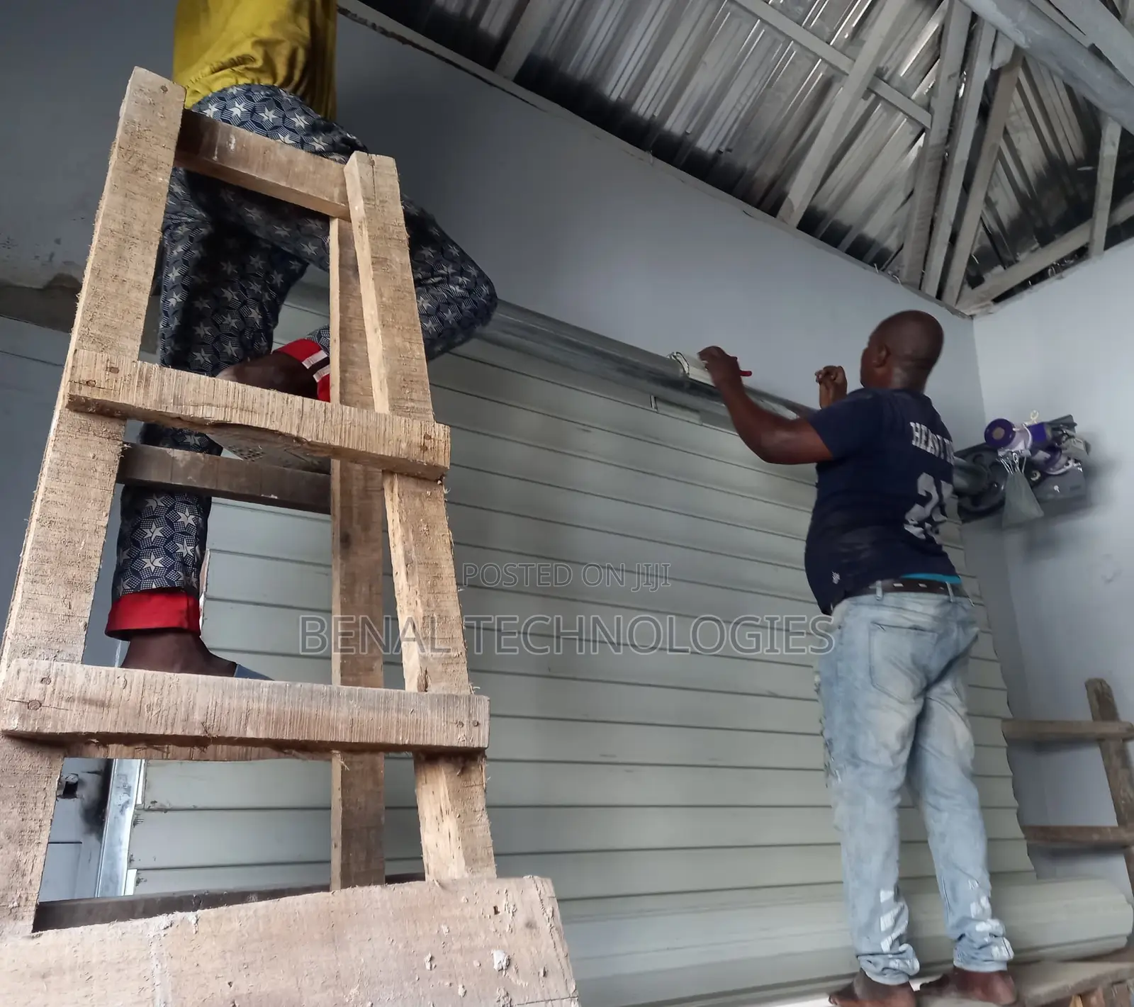 Electrically Driven Garage Shutters
