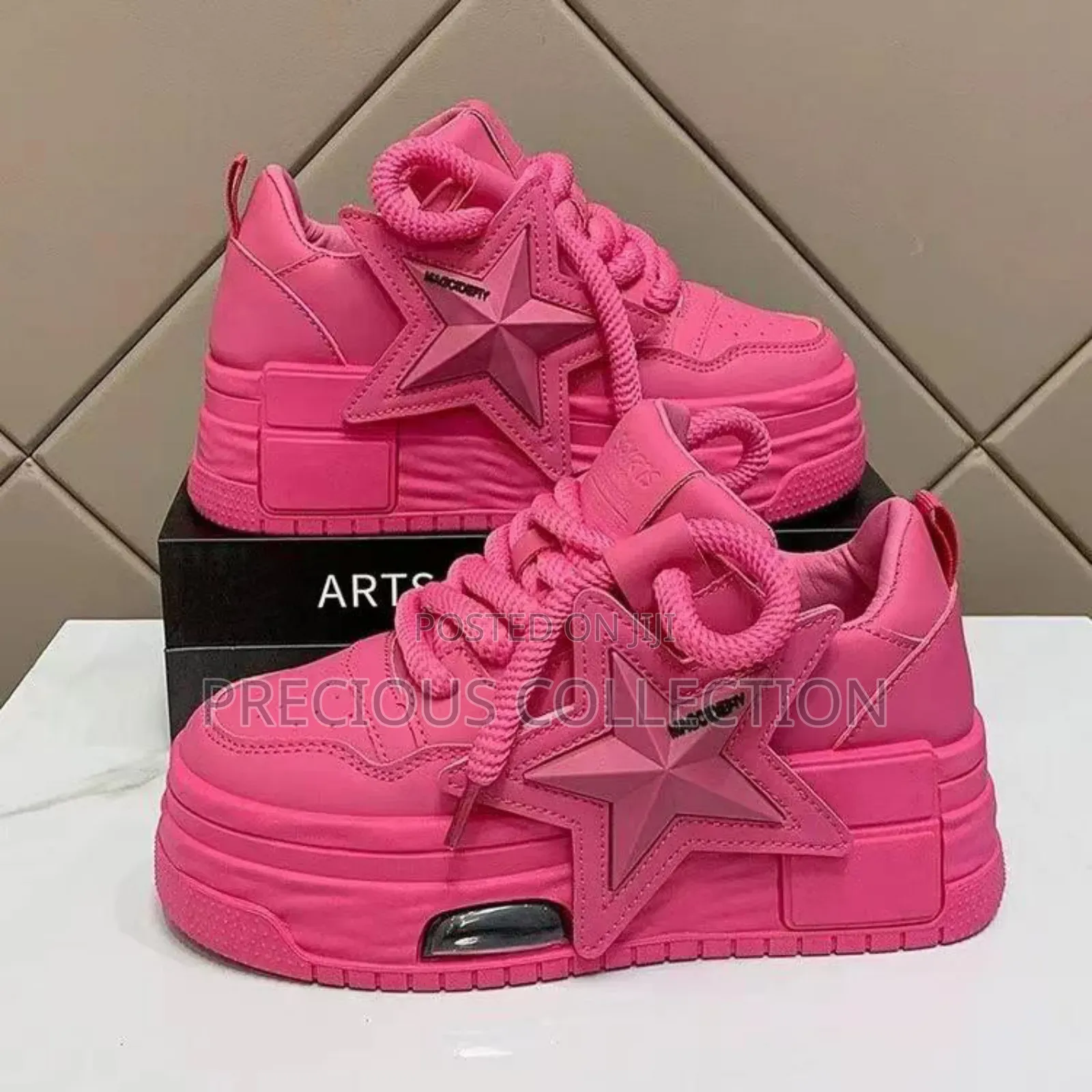 Ladies Star Crested Sneakers
