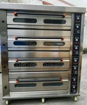 4 Deck 16 Tray Industrial Gas Oven