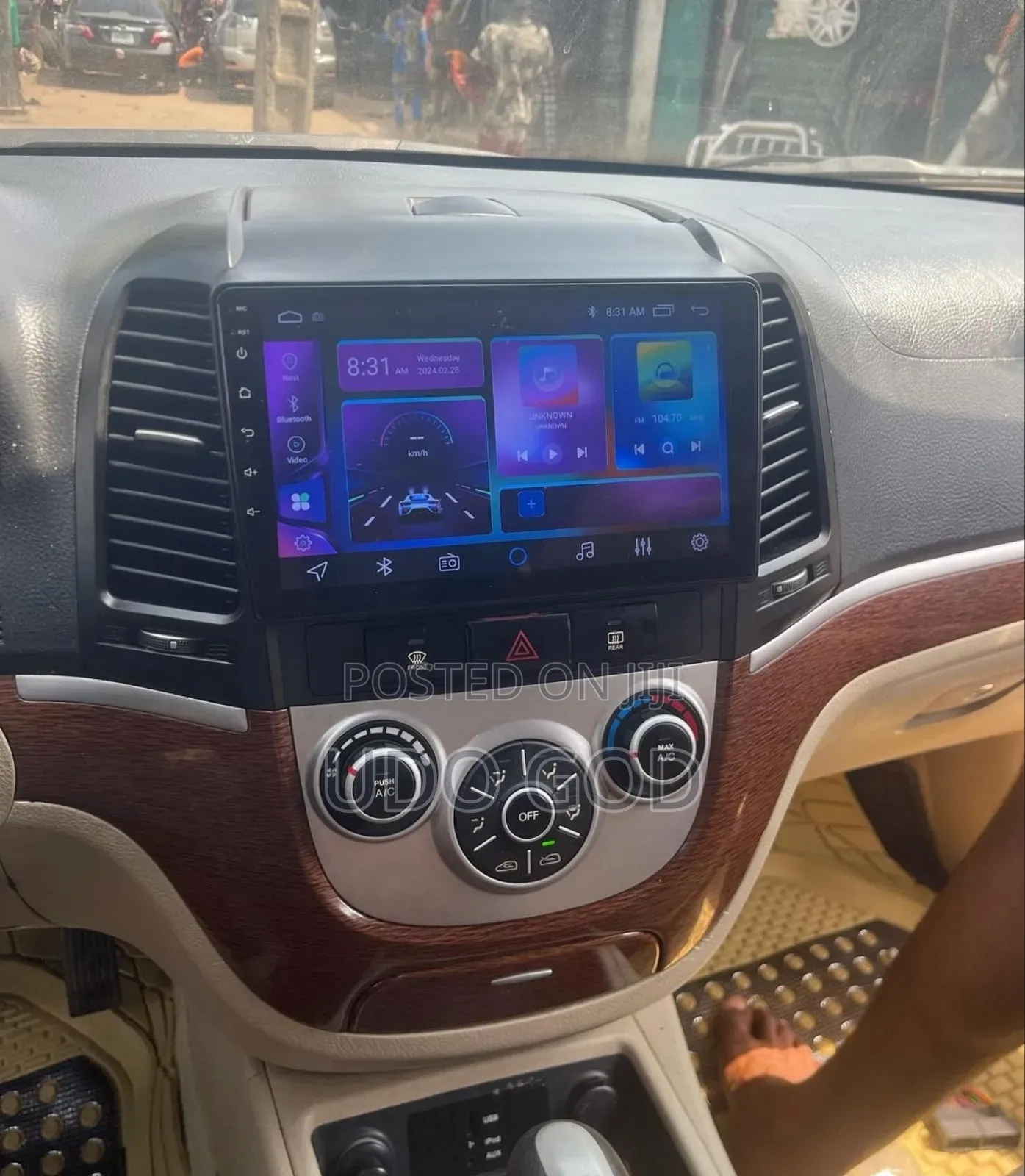 Hyundai Santa Fe 2006/2010 Android Screen
