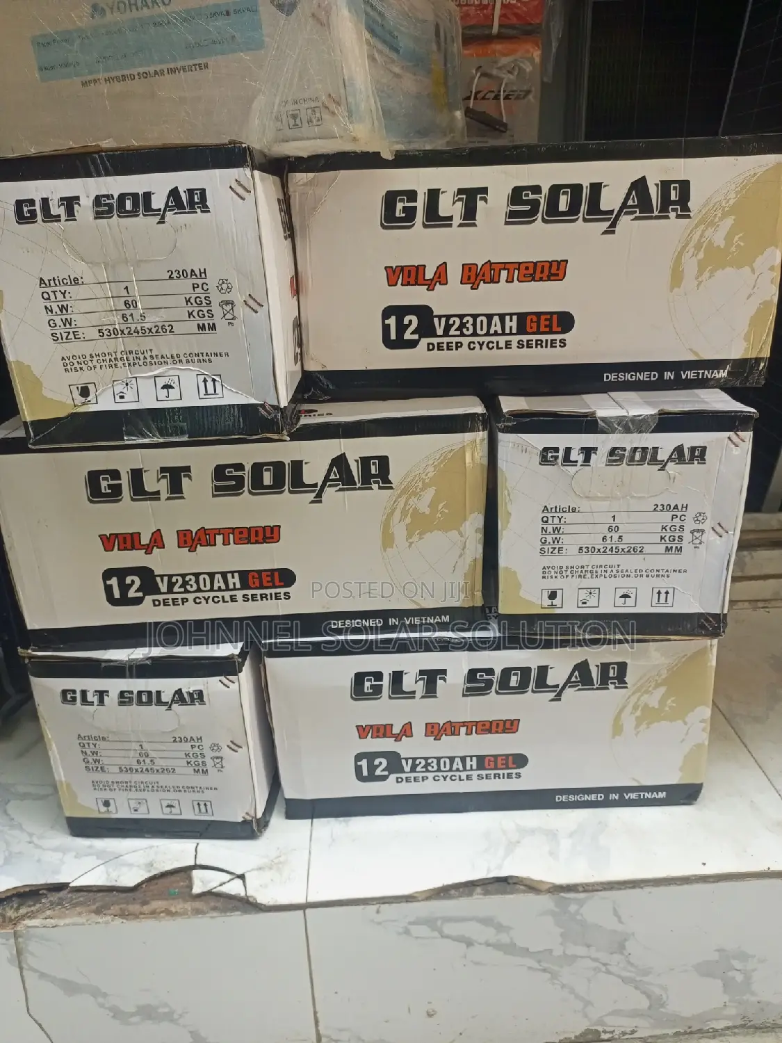 230ah 12v GLT Solar Dry Cell Battery