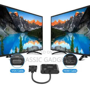 Onten Otn-5138hv VGA to FHD HDMI + VGA With Audio Converter