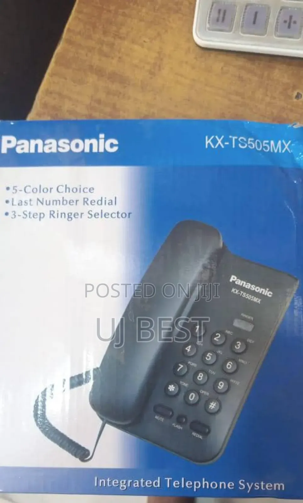 Panasonic's KX-TS505 MX Non-Display Intercom Phone -Black
