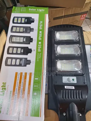 Original All in One Solar Street Light 400watt 3 Eyes
