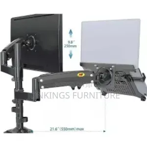 Dual Arm Adjustable Monitor Mount