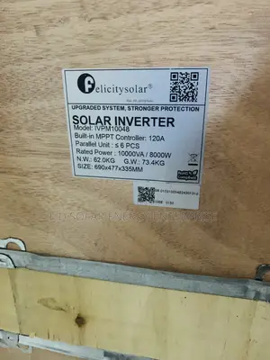 Felicity Hybrid Solar Inverter 10kva 48v Is Available