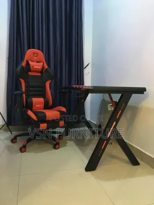 Gaming Chair With Gaming Desk