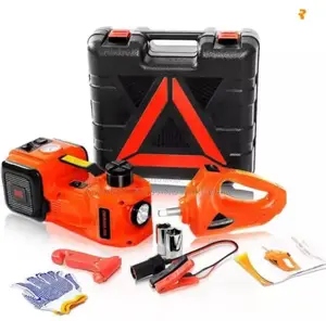 Electric Tyre Pump and 5 Ton Car Jack Impact Wrench