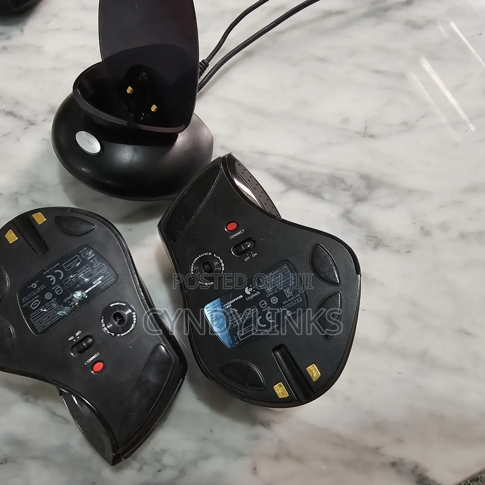 Logitech MX Revolution Cordless Laser Mouse - Laser - USB