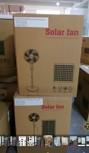 Solar Fan With 20w Solar Panel