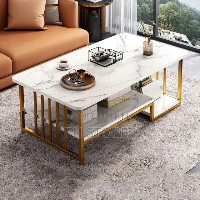 120cm High Gloss Unique Coffee Table