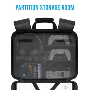 PS5 Carrying Case - Large Capacity Controller, Games, Headse