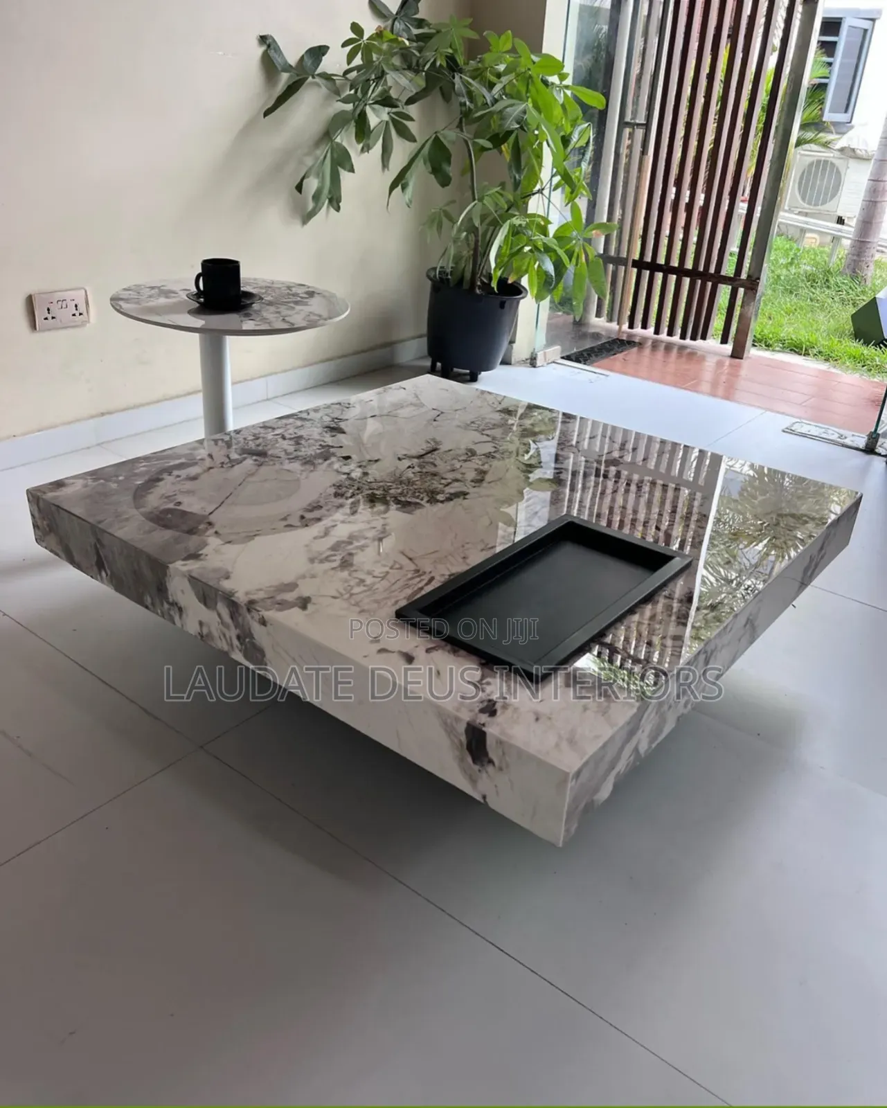 Contemporary 2 in 1 Ceramic Centre Table