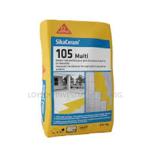 Sikaceram 105 General Purpose, Cementitious Tile Adhesive.