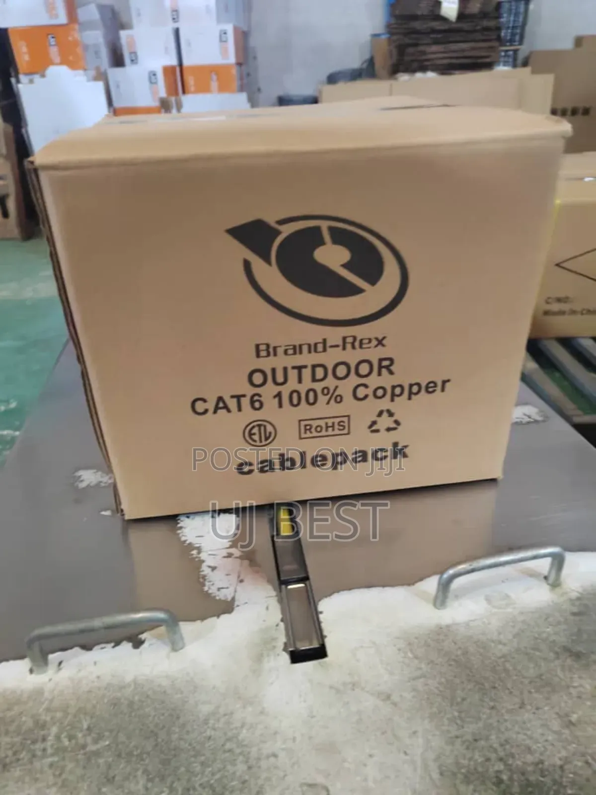 Cat6 BRAND REX Outdoor UTP Cable – 100% Copper
