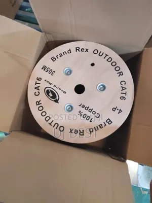 Cat6 BRAND REX Outdoor UTP Cable – 100% Copper