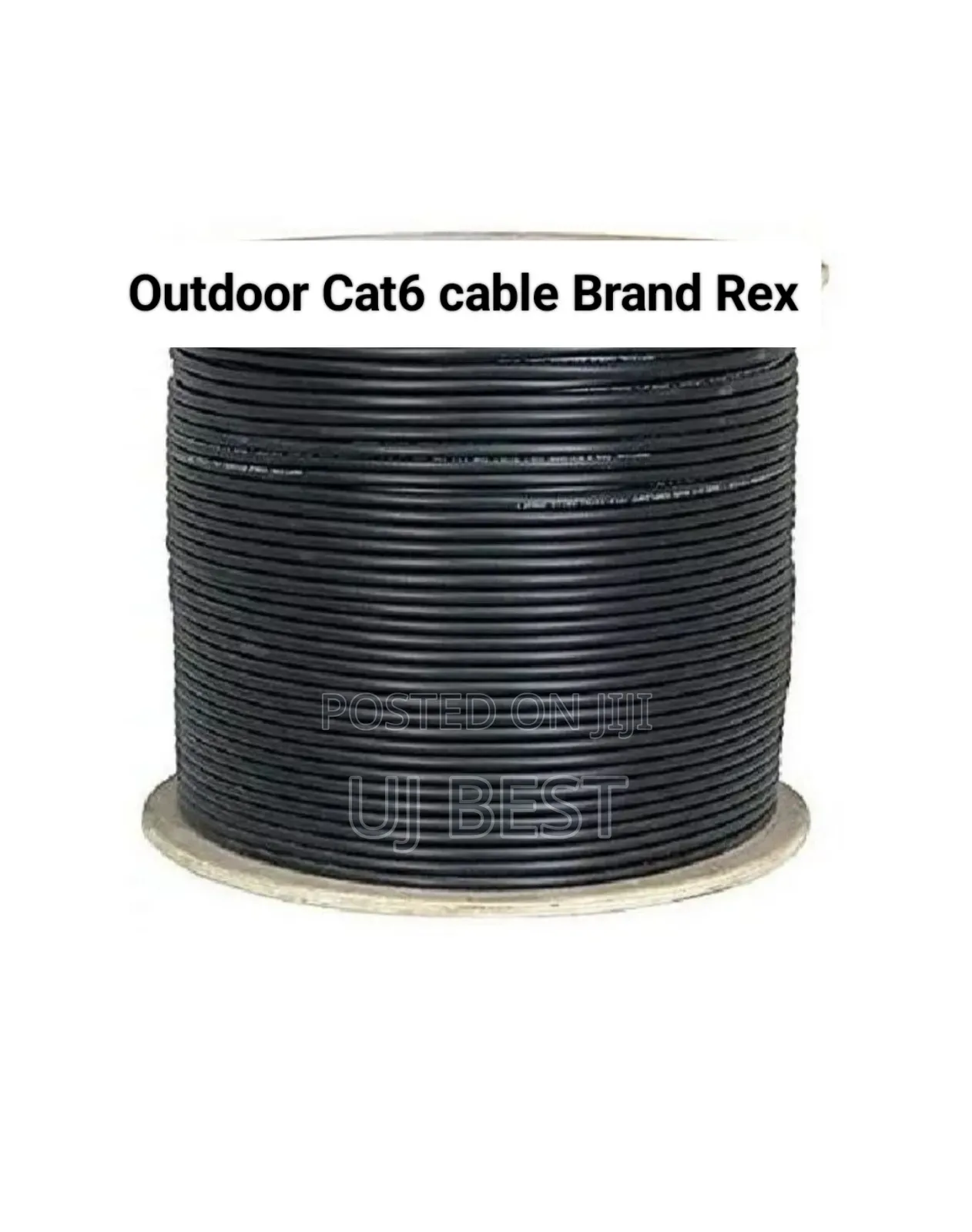 Cat6 BRAND REX Outdoor UTP Cable – 100% Copper