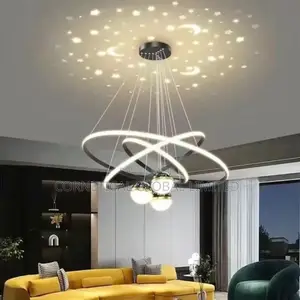 Modern Quality Luxury Ring Led Drop Chandelier Pendant Light (600mm)