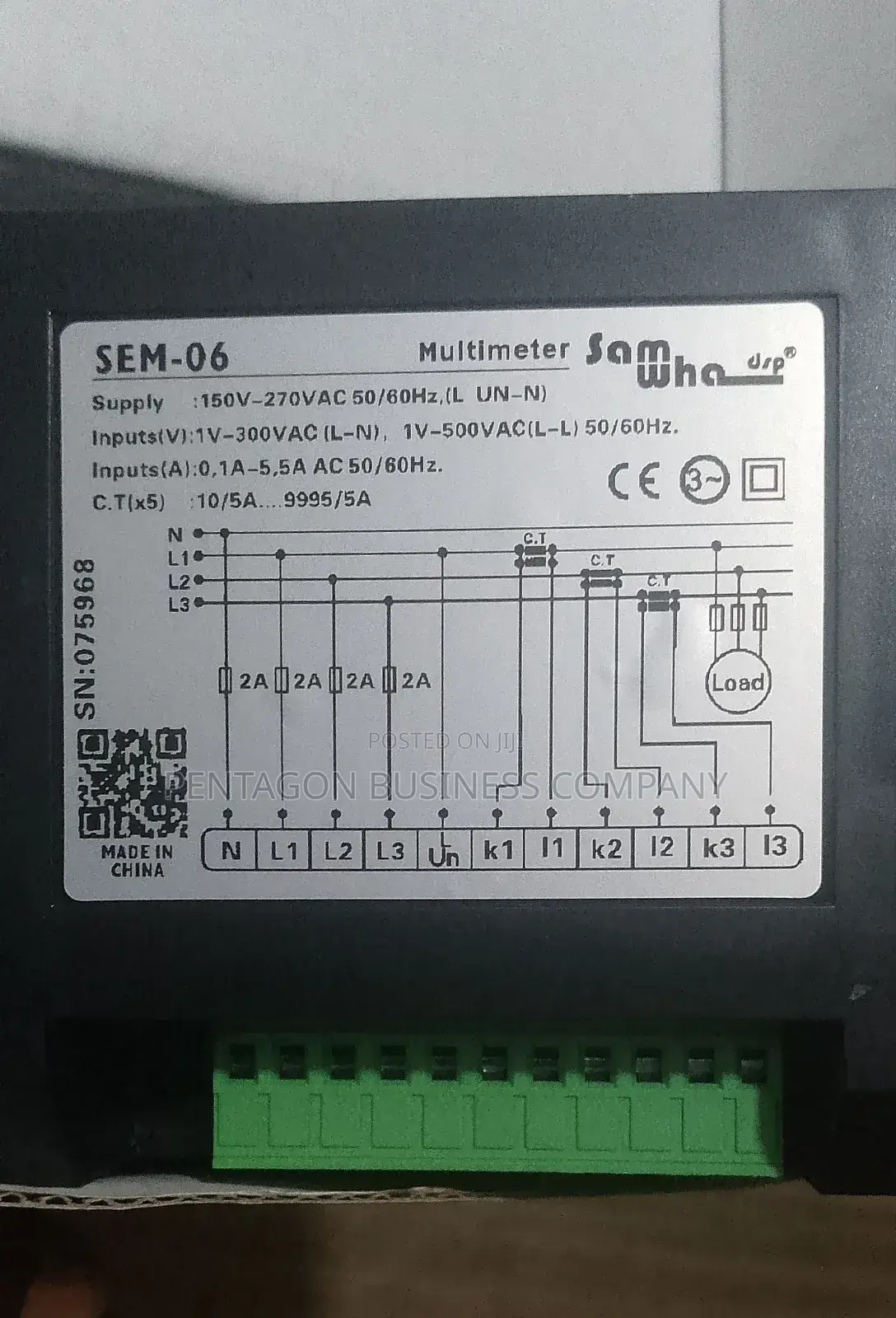 Sem- 06 Samwha Digital Panel Multimeter