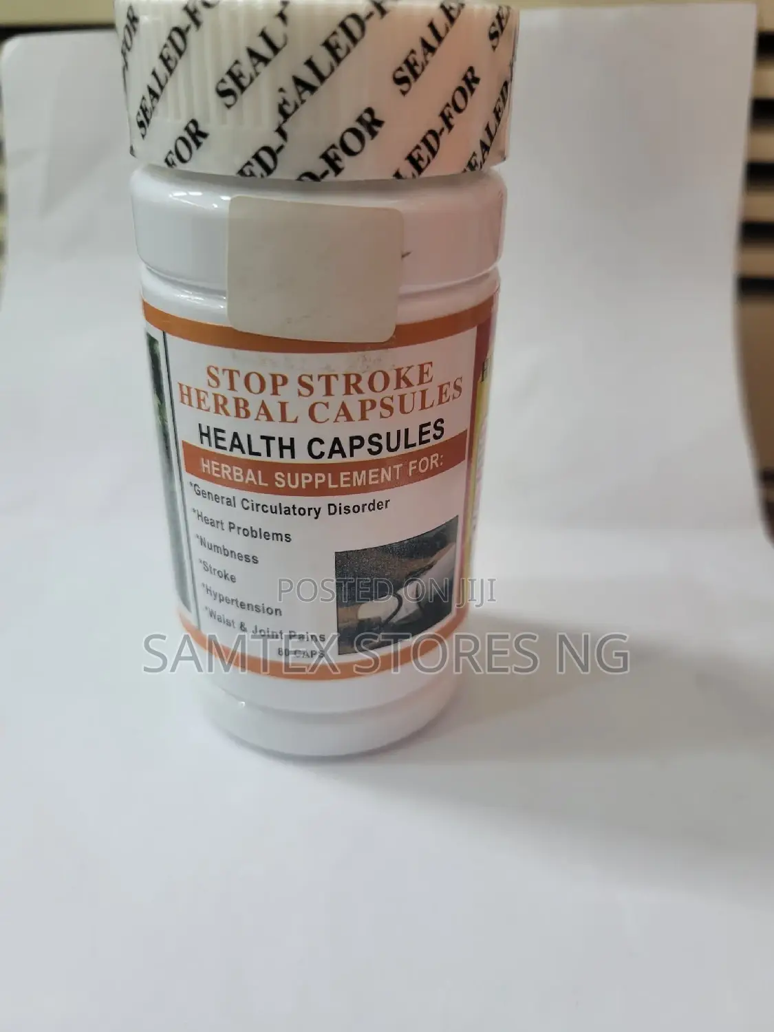 Stop Stroke Herbal Caps.
