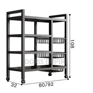 Versatile Metal Storage Cabinet With 3 Basket
