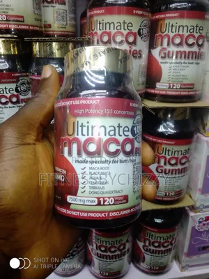 Ultimate Maca Plus Max 7500mg X 120 Capsules