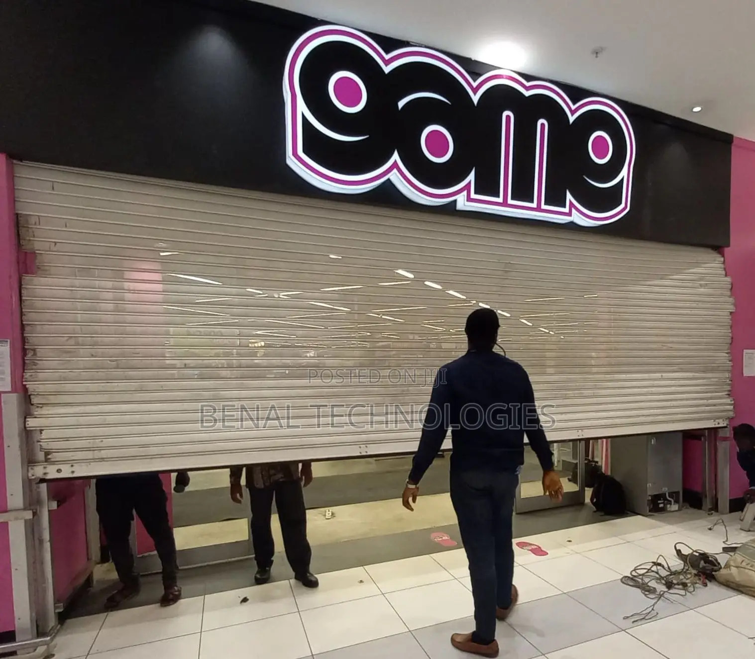 Motorized Roll-Up Security Doors