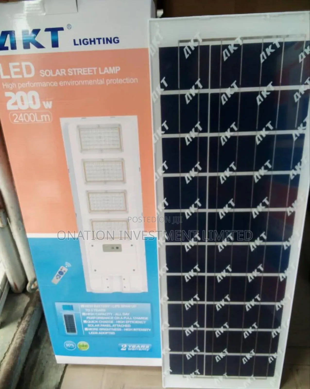 200w Akt Solar Street Light