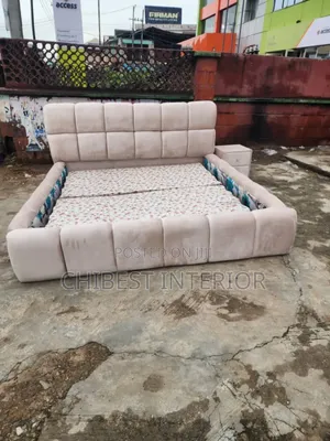 Neatly Constructed 6by6 Bed Stand.