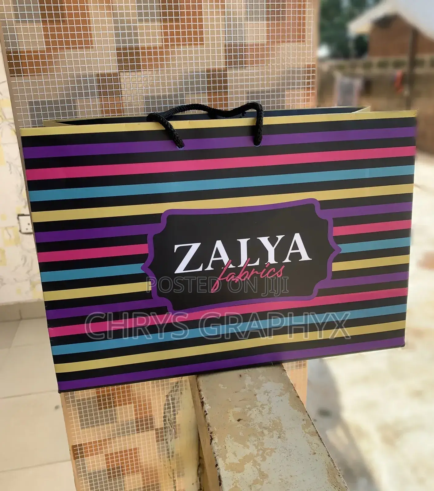Custom Brand Nylons Paper Bag