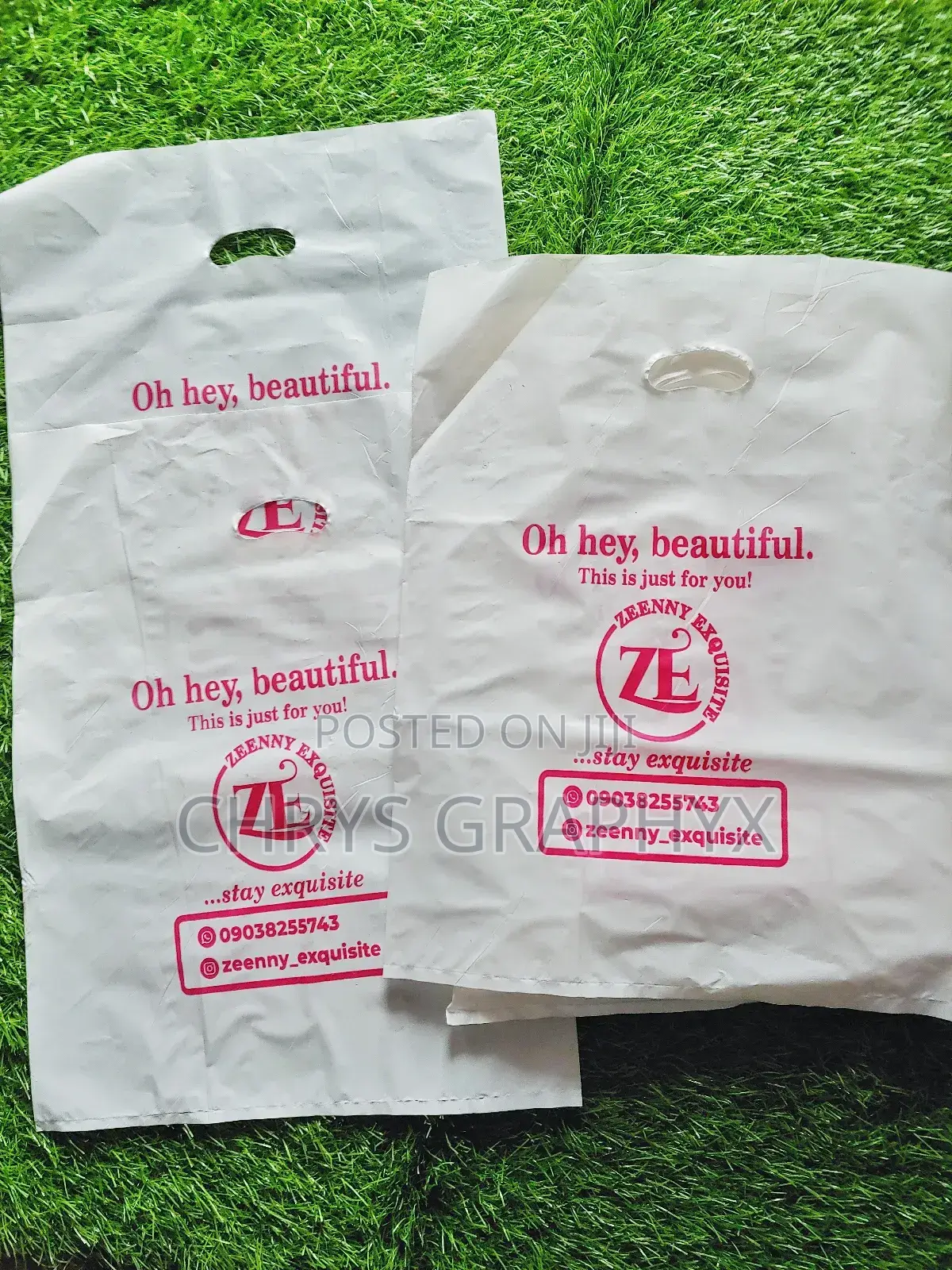 Custom Brand Nylons Paper Bag