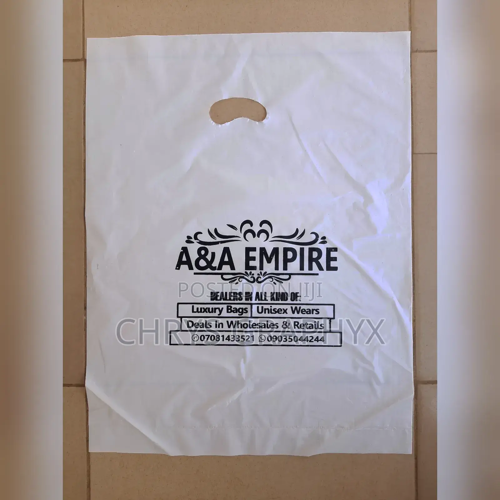 Custom Brand Nylons Paper Bag