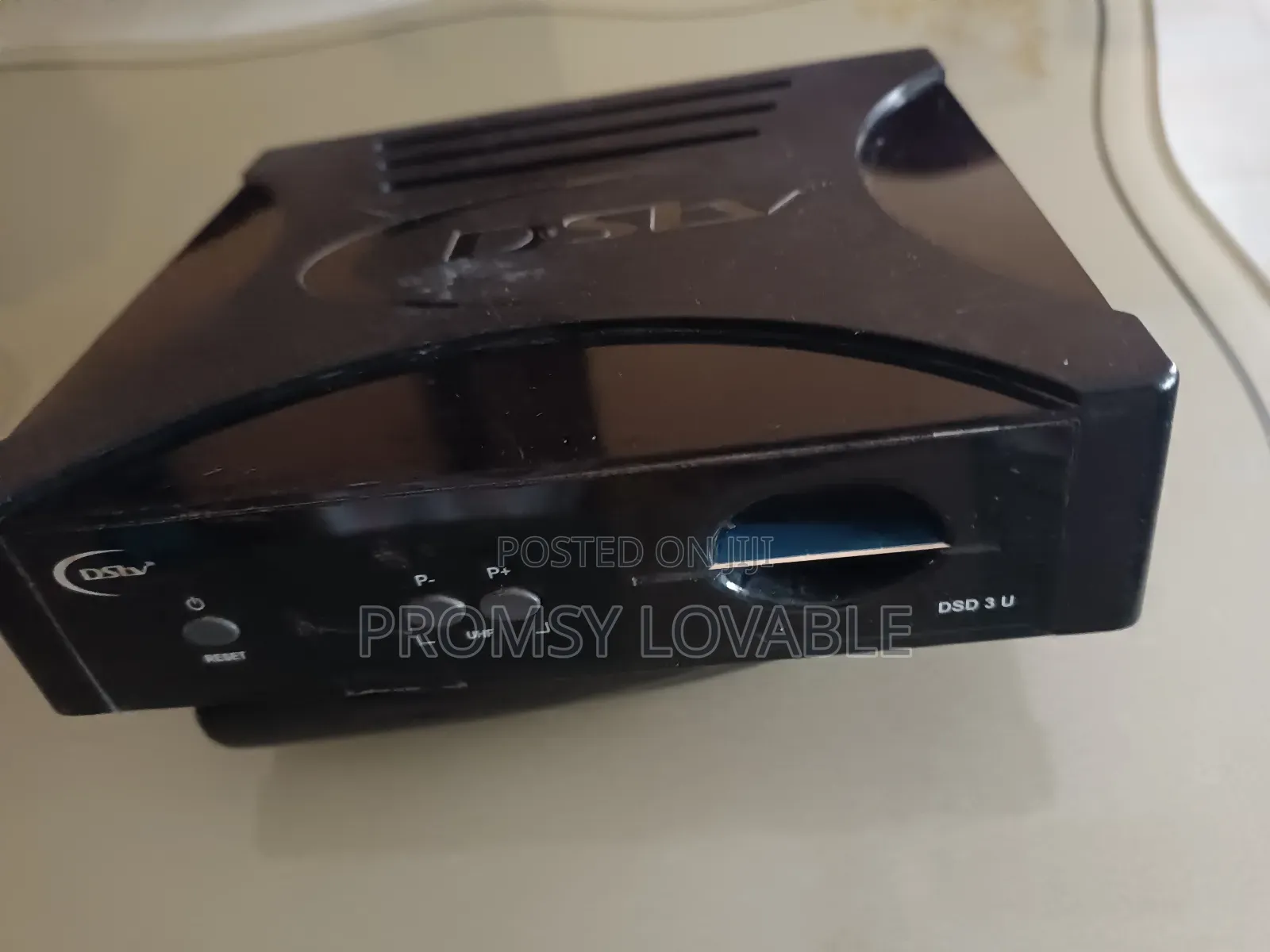 DSTV Decorder With Remote and Adapter, No Dish