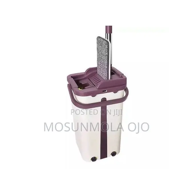Microfiber Mop With Bucket,Clean Squeeze Handsfree(Big Size)