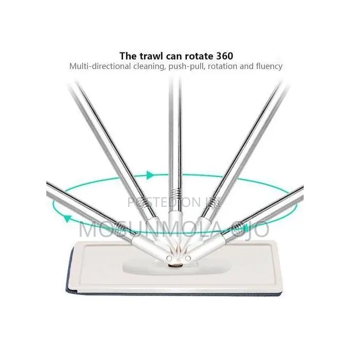 Microfiber Mop With Bucket,Clean Squeeze Handsfree(Big Size)