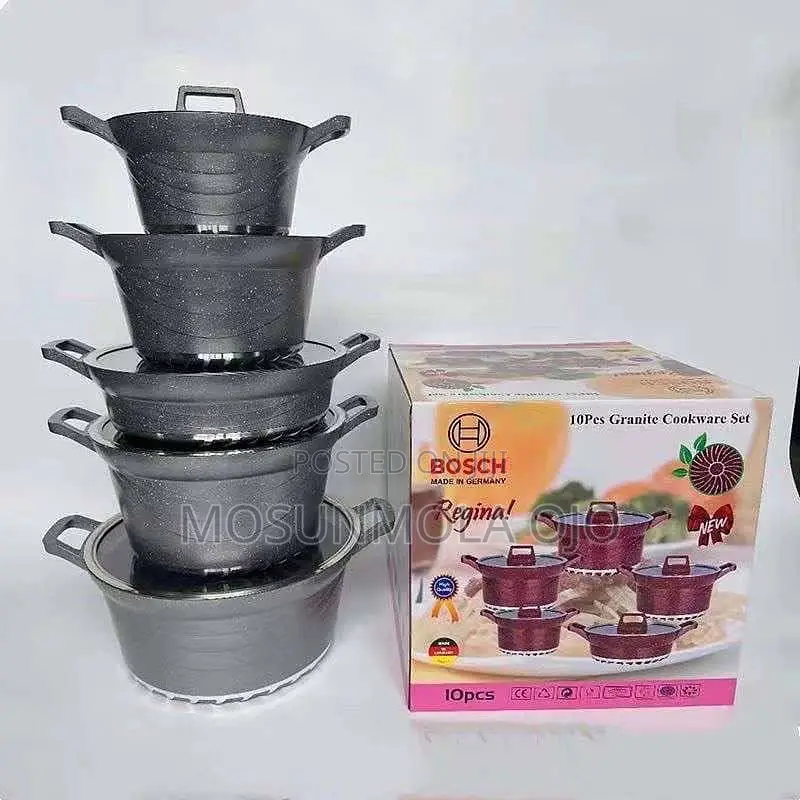 Bosch 10-Piece Granite Cookware Set