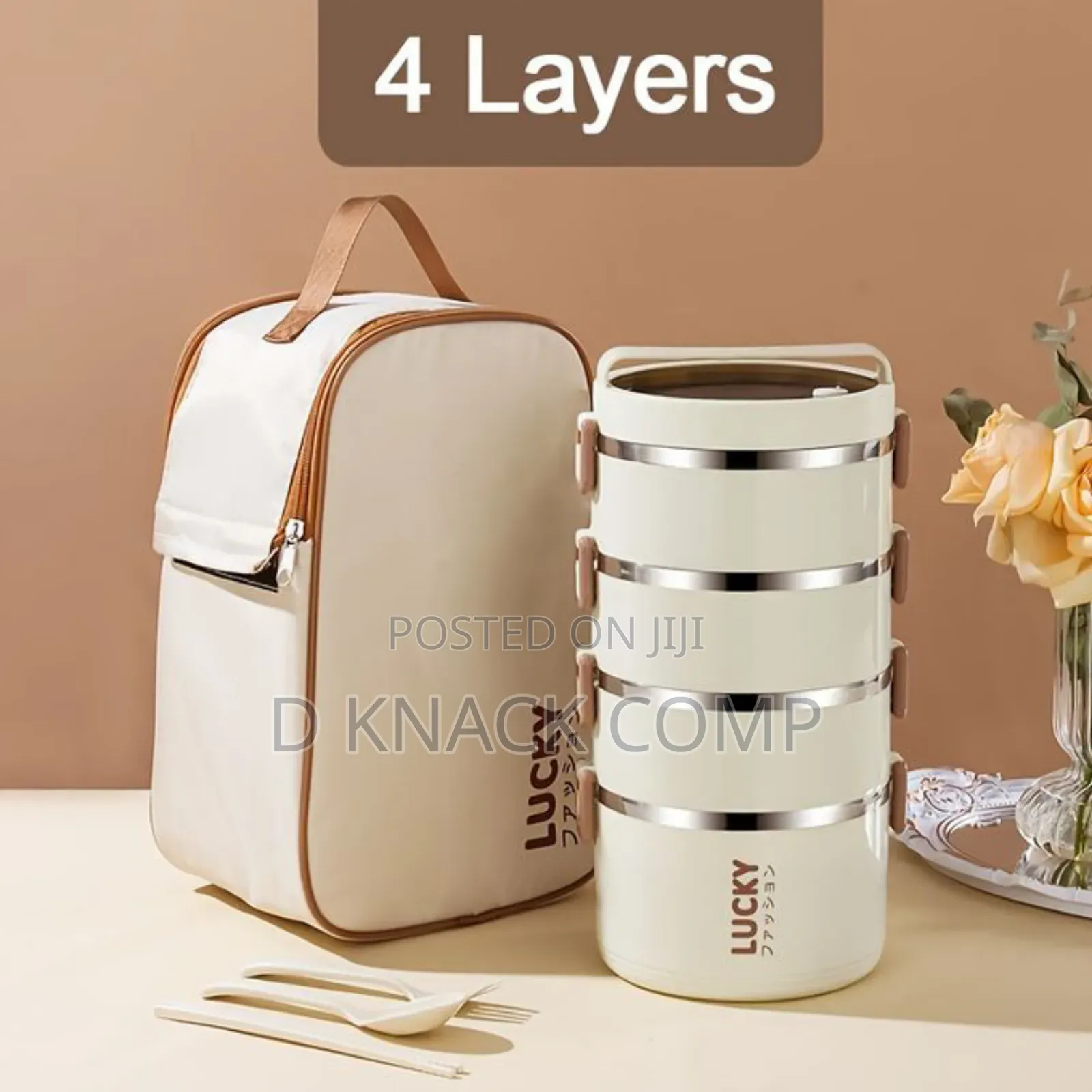 4layer Large Capacity Stainless Steel Lunch Box