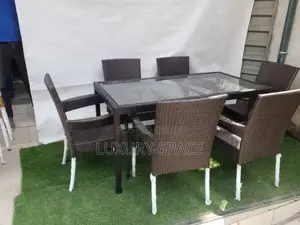 Outdoor Ratan Dining Set by 6