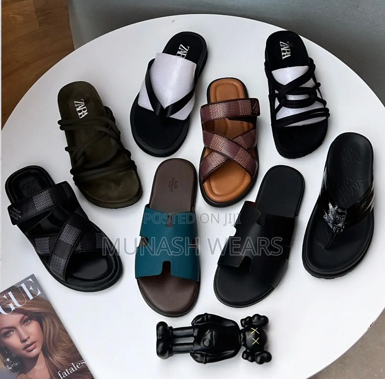 Hermes X Other Collections Leather Slipers