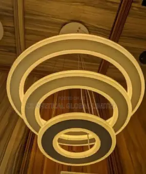 Quality Modern Three Drop Led Ring Chandelier Pendant Light