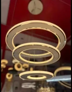Quality Modern Three Drop Led Ring Chandelier Pendant Light